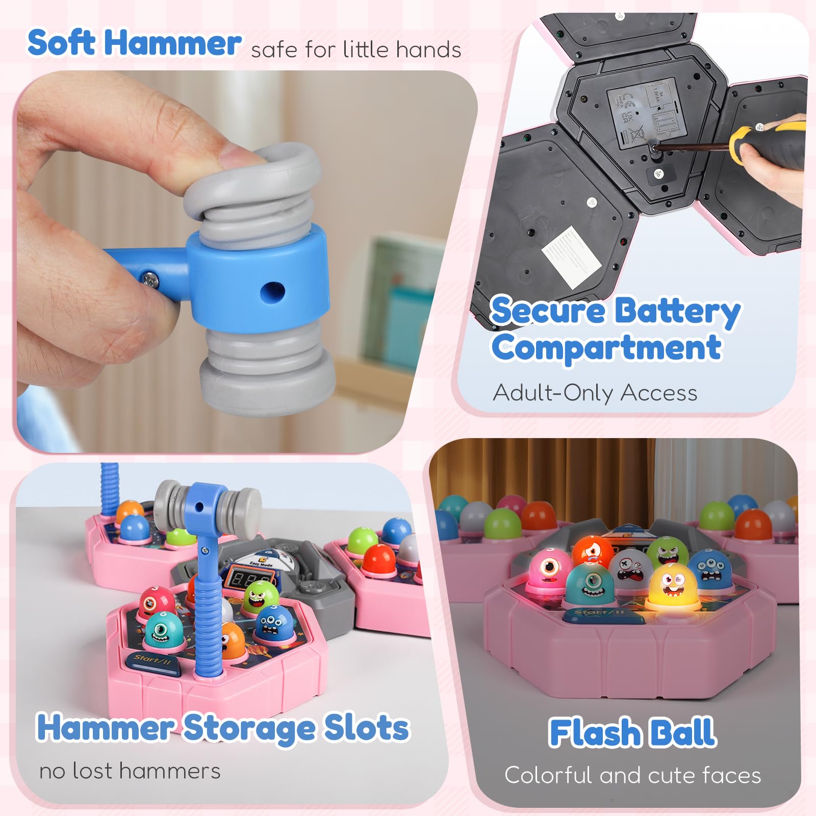 TooLion built-in sounds and lights boost excitement during play sessions.