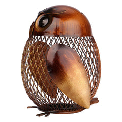 Tooarts owl features a large slot for coins and notes