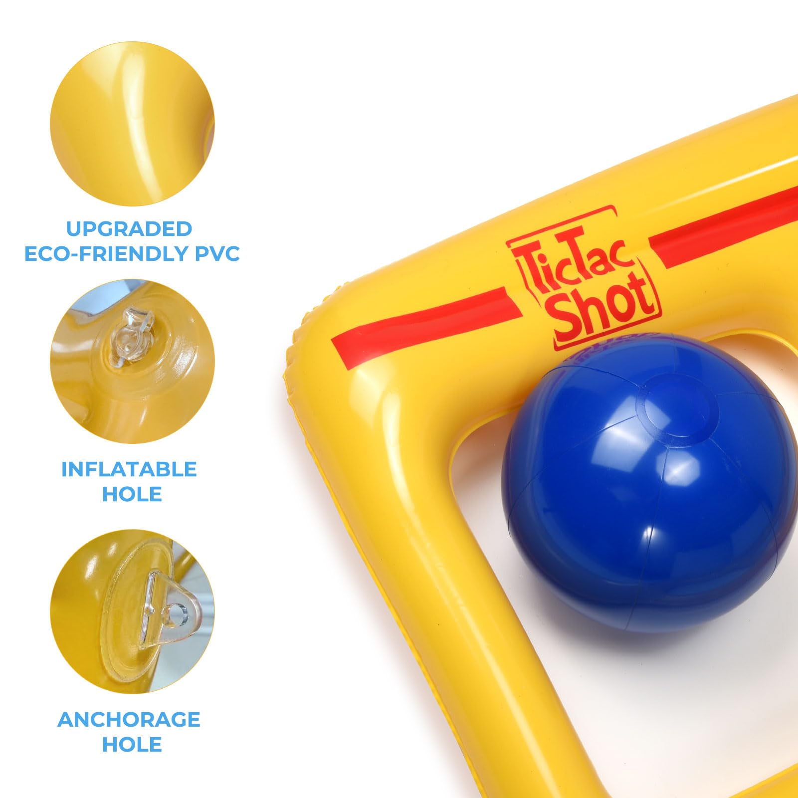 Toobimen pool-day game kit for competitive water fun