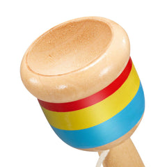 TOODOO rope connection with wooden cup for durable, lasting play.