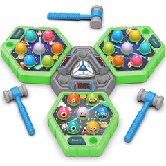 TooLion 3-Player Whack Game Mole set for family-friendly play
