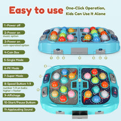 TooLion colorful balls and sounds attract attention and encourage active play.