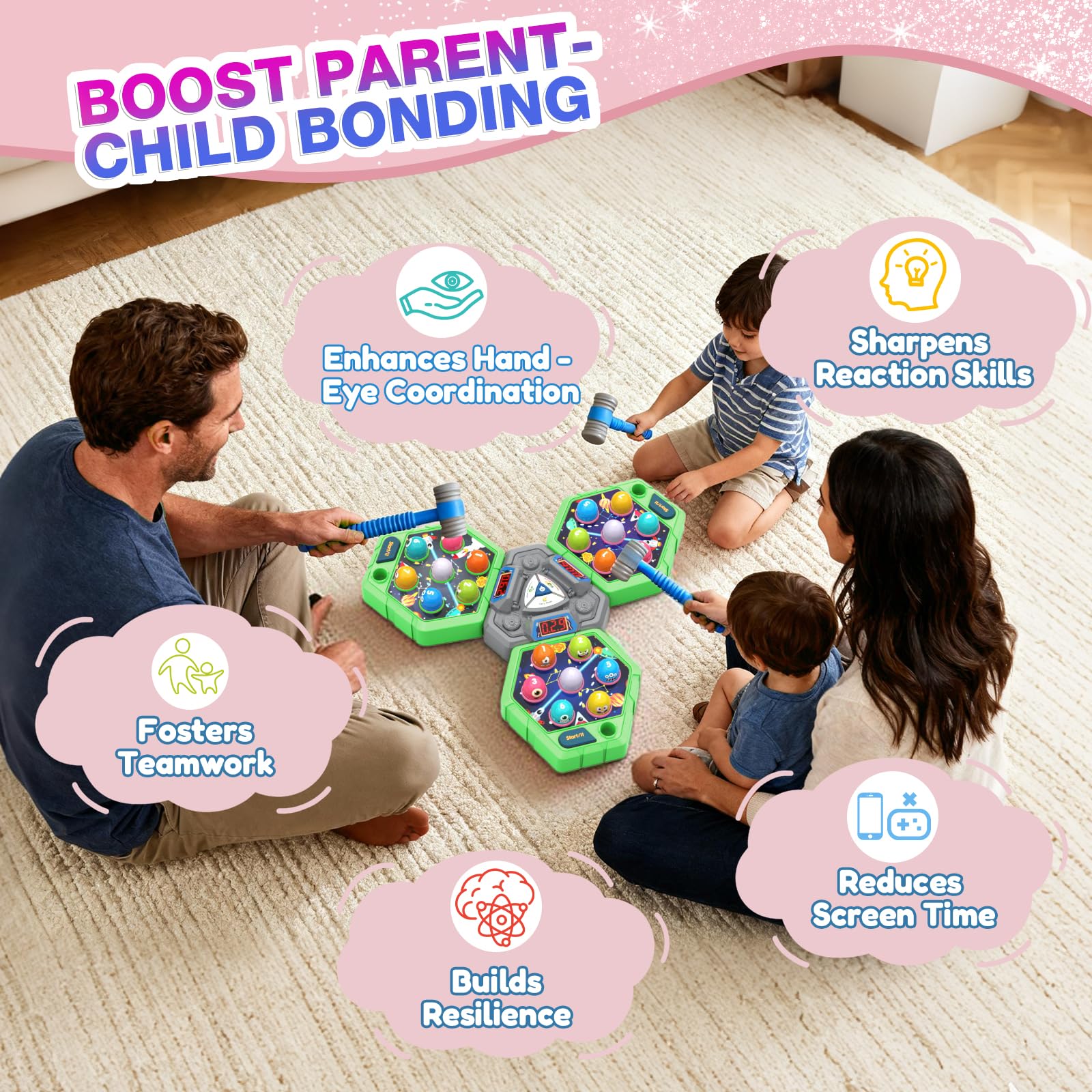 TooLion triple boards enable shared play among kids