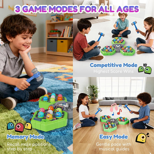 TooLion whack game mole hammers for safe, gentle pounding