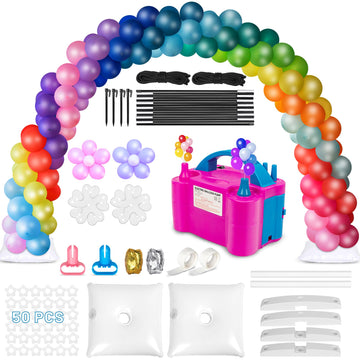 Toosci balloon arch kit pump and accessories for quick on-site setup.