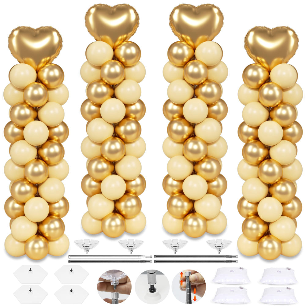 Toosci balloon column stand base provides sturdy support for indoor and outdoor events