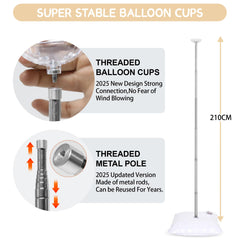 Toosci balloon column stand water bag adds outdoor stability for breezy venues