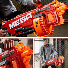 Toosci Mega Darts close-up reveals foam tip and smooth surface.