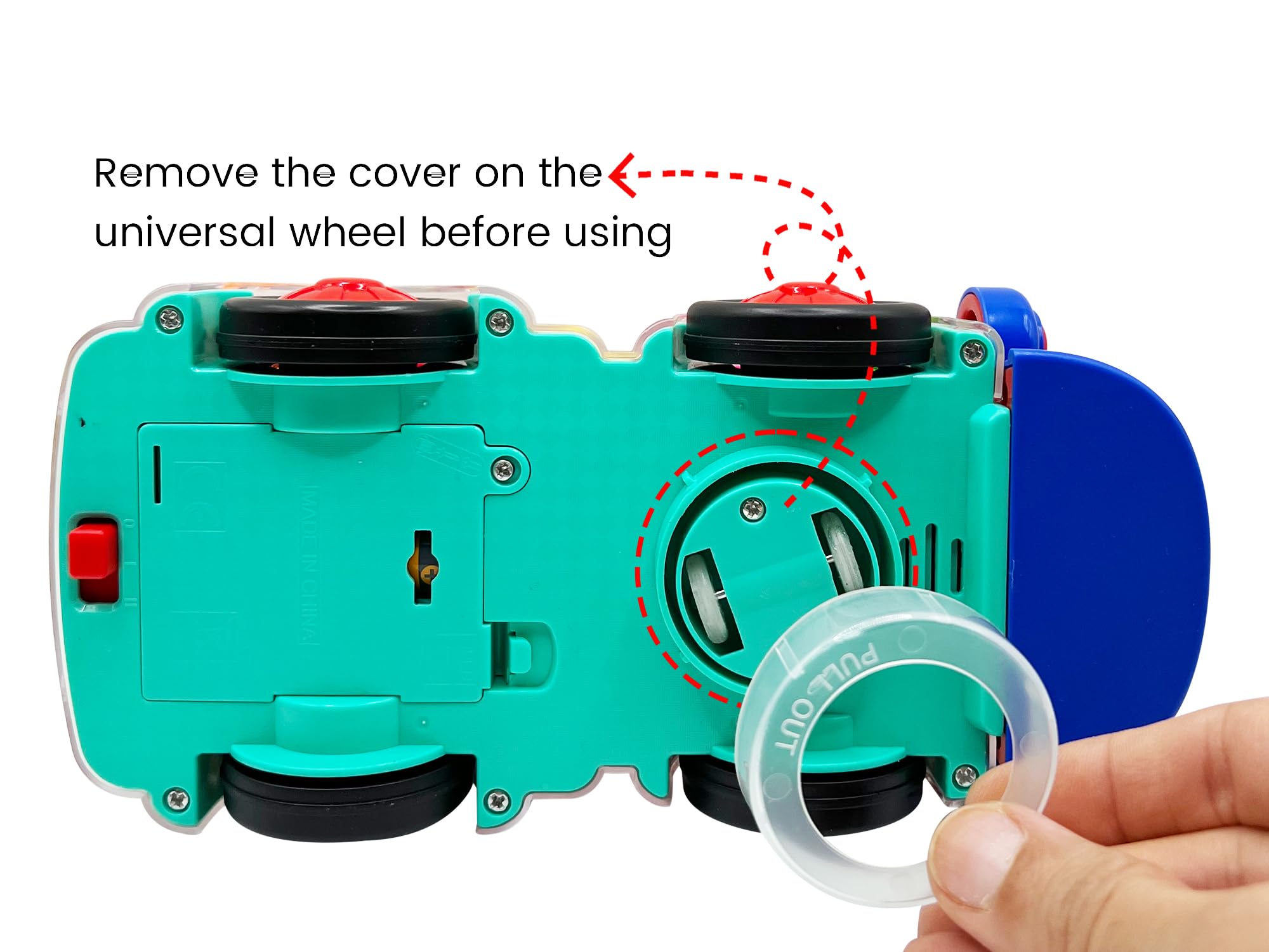 Tooty Toy Durable ABS plastic ensures lasting play sessions.