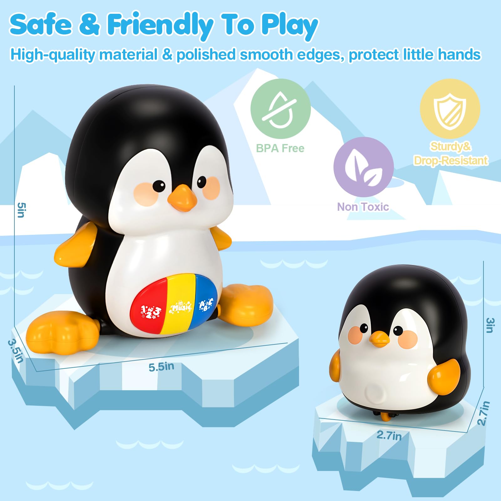 TooyBing penguin small1-waddle encourages grip and early leg coordination.