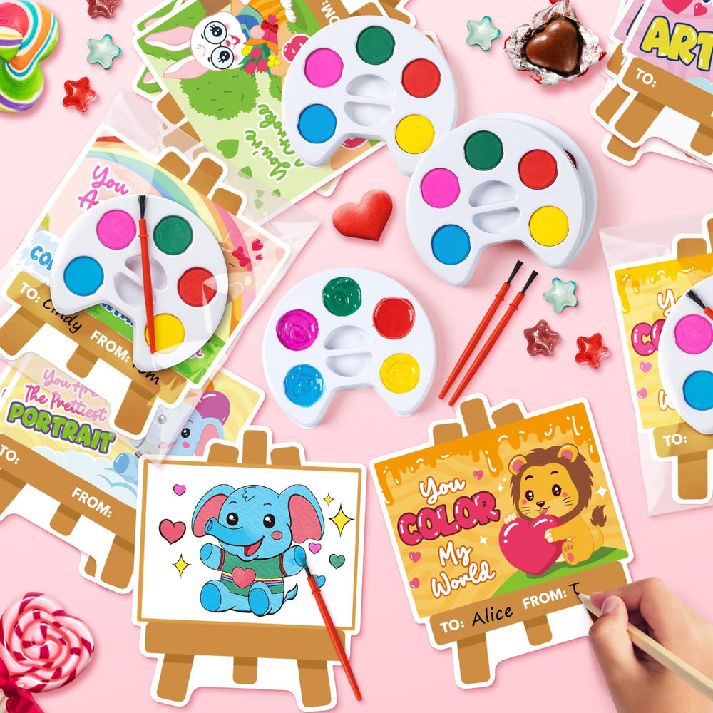 TooyBing five-color watercolor paints in a compact tray
