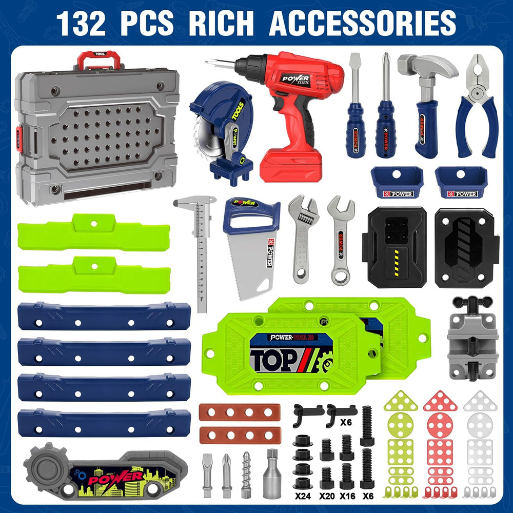 TooyBing toolbox-storage design makes cleanup and transport easy