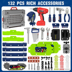 TooyBing toolbox-storage design makes cleanup and transport easy