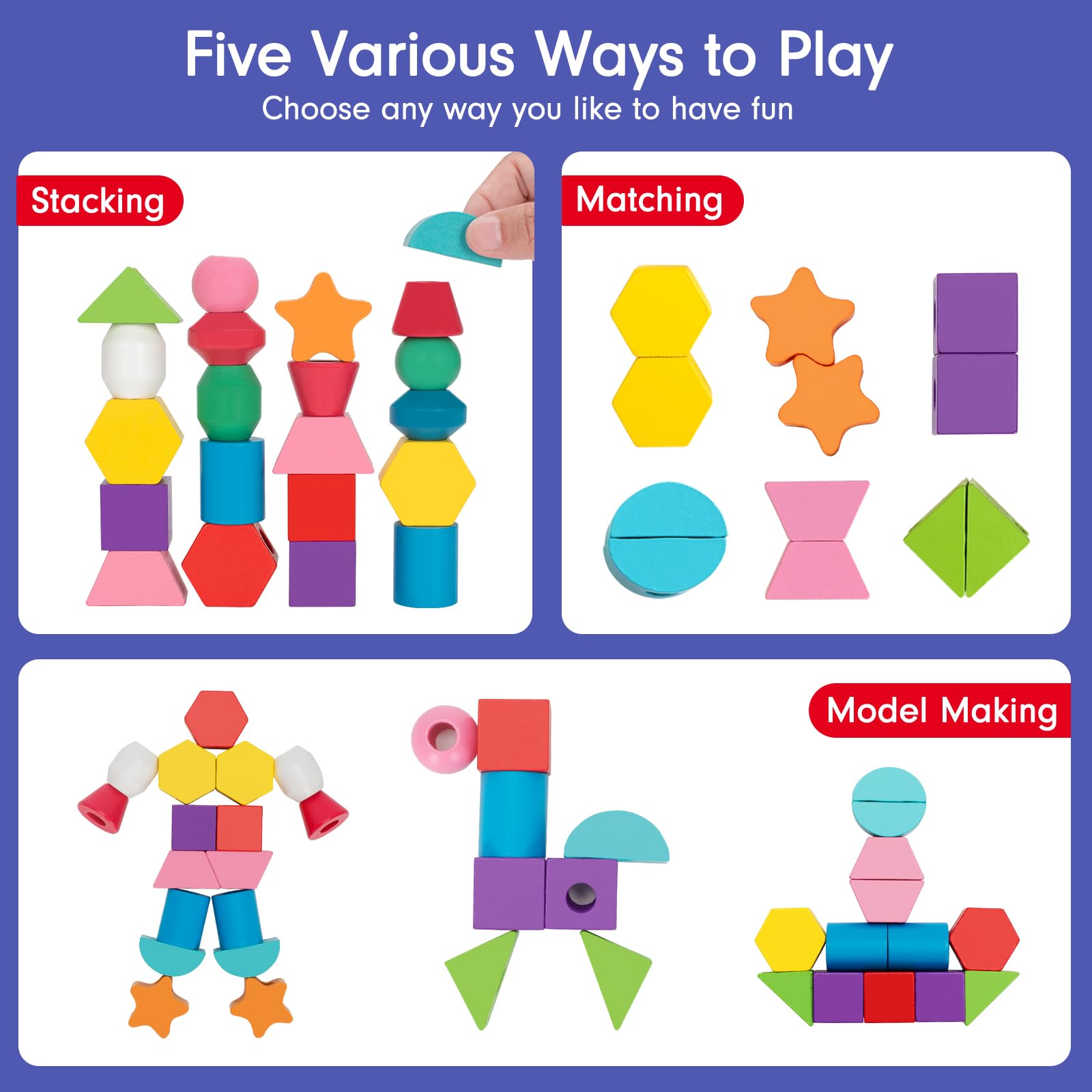 TooyBing double-sided pattern cards guiding bead sequencing steps