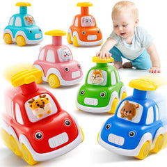 TooyBing elephant driver car with color buttons promotes fine motor play