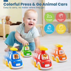TooyBing press and go fountain button promotes tactile play for toddlers