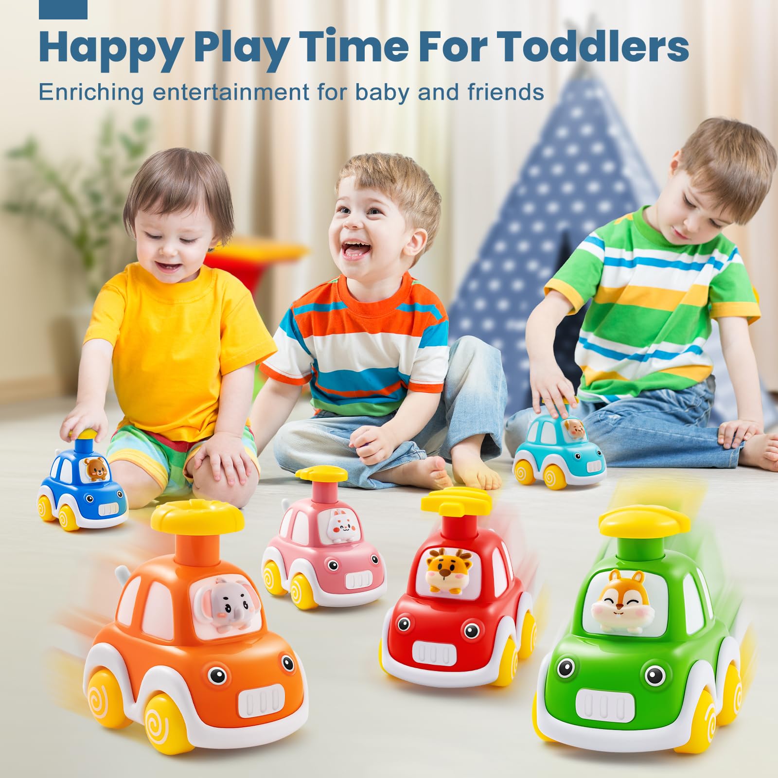 TooyBing puppy driver car for on-the-go race-like play