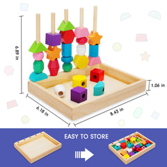 TooyBing threading strings for bead threading and model-building activities
