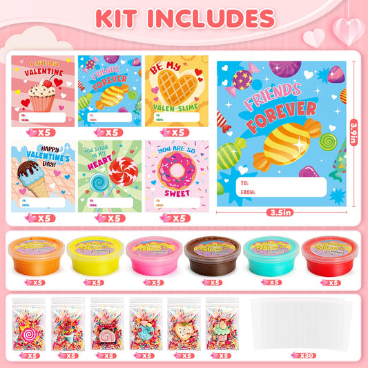 TooyBing six-card Valentine designs for gift exchanges and heartfelt messages.