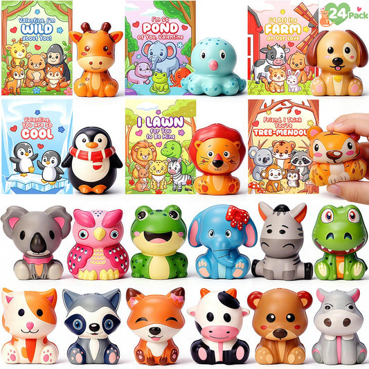 TooyBing valentines cards kids-pack image showing the complete gift set for classroom sharing.