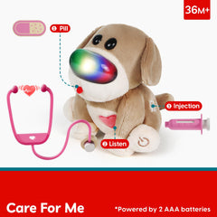 Top Bright Doctor Kit wooden carrier keeps tools organized during pretend vet visits