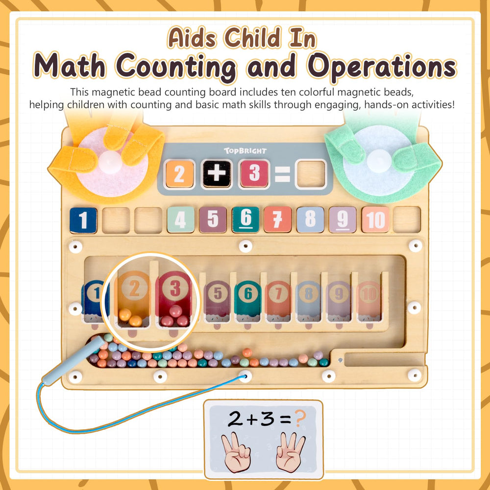 Top Bright compact, portable math toy ideal for travel and on-the-go practice.