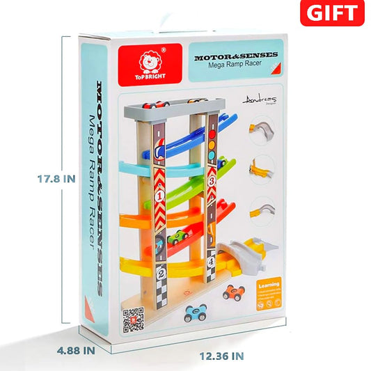 TOP BRIGHT six mini cars included for instant racing fun right out of the box