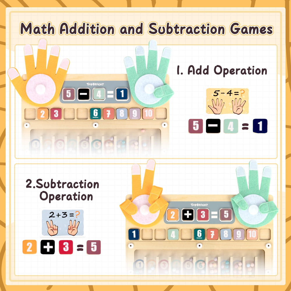 Top Bright versatile math toy for home and classroom learning sessions.