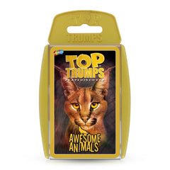Top Trumps Awesome Animals deck cover for family game nights.