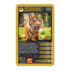 Top Trumps Awesome Animals travel-compact deck fits easily in a bag.