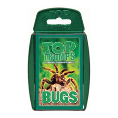 Top Trumps Bugs classic card game – bug cards for family learning and fun
