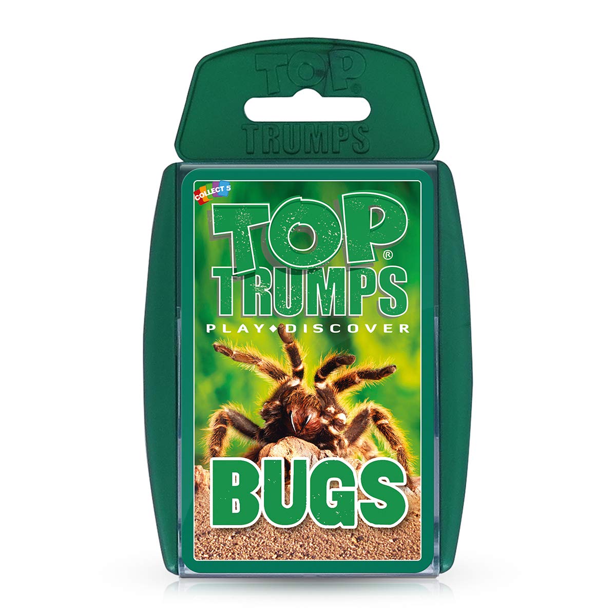 Top Trumps Bugs Classics Black Widow card, highlights quick comparisons