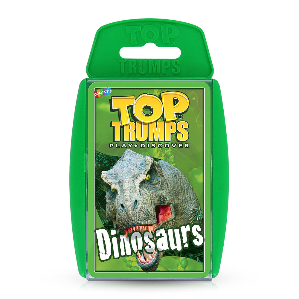 Top Trumps Dinosaurs Classics cover image for family-friendly learning and fun