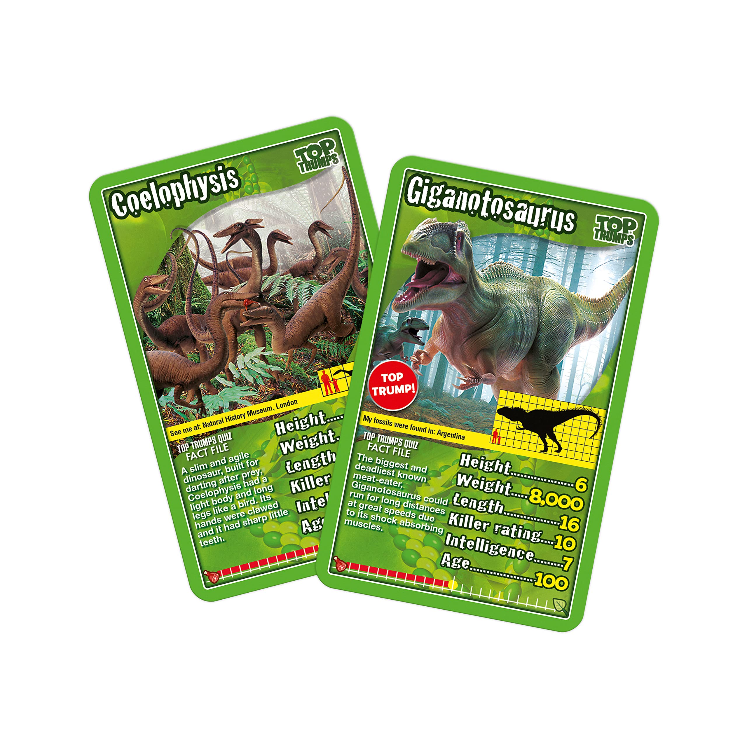 Top Trumps Dinosaurs Classics Plastic case for portable gameplay