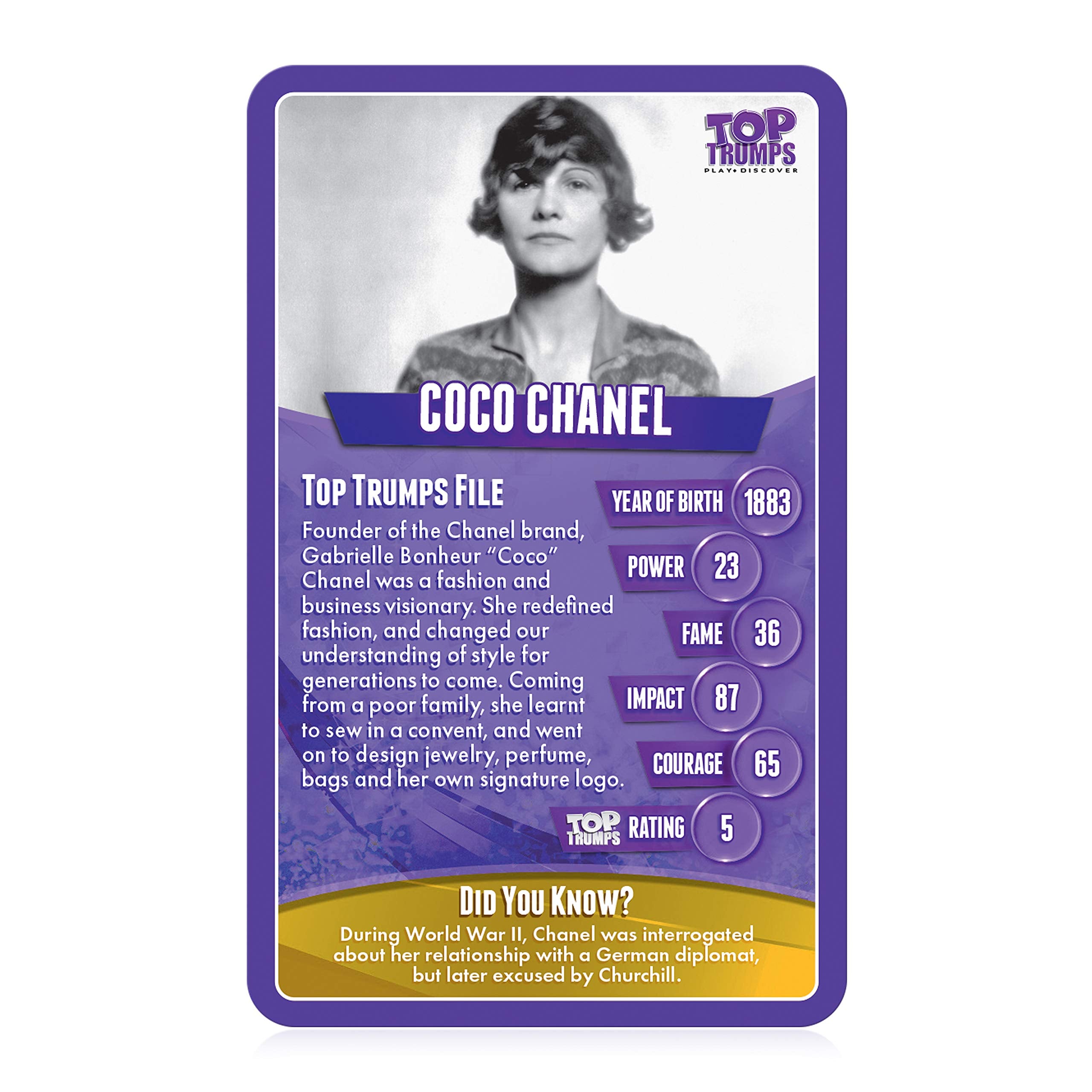Family plays Top Trumps Great Women for thinking and social fun.