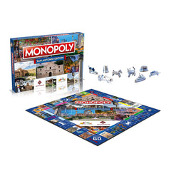 River Walk visuals from Monopoly San Antonio Edition for immersive city-themed play