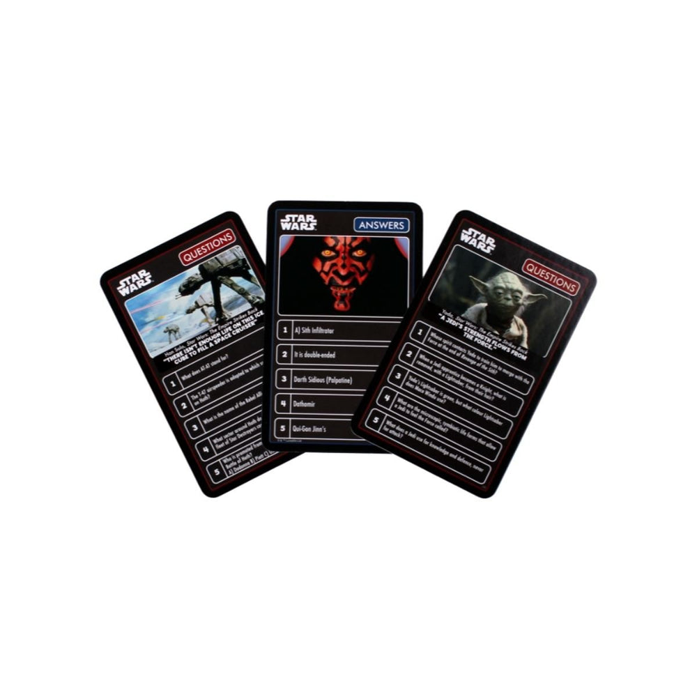 Top Trumps Star Wars Quiz Game on-the-go setup boosts versatility.