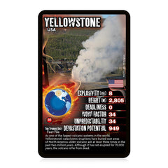 Top Trumps Volcanoes destruction potential visual—learn strategy while exploring volcano science.