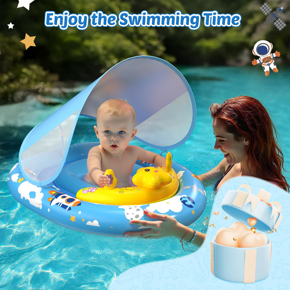 TOPCHASE gift-ready packaging for a ready-made baby pool float gift.