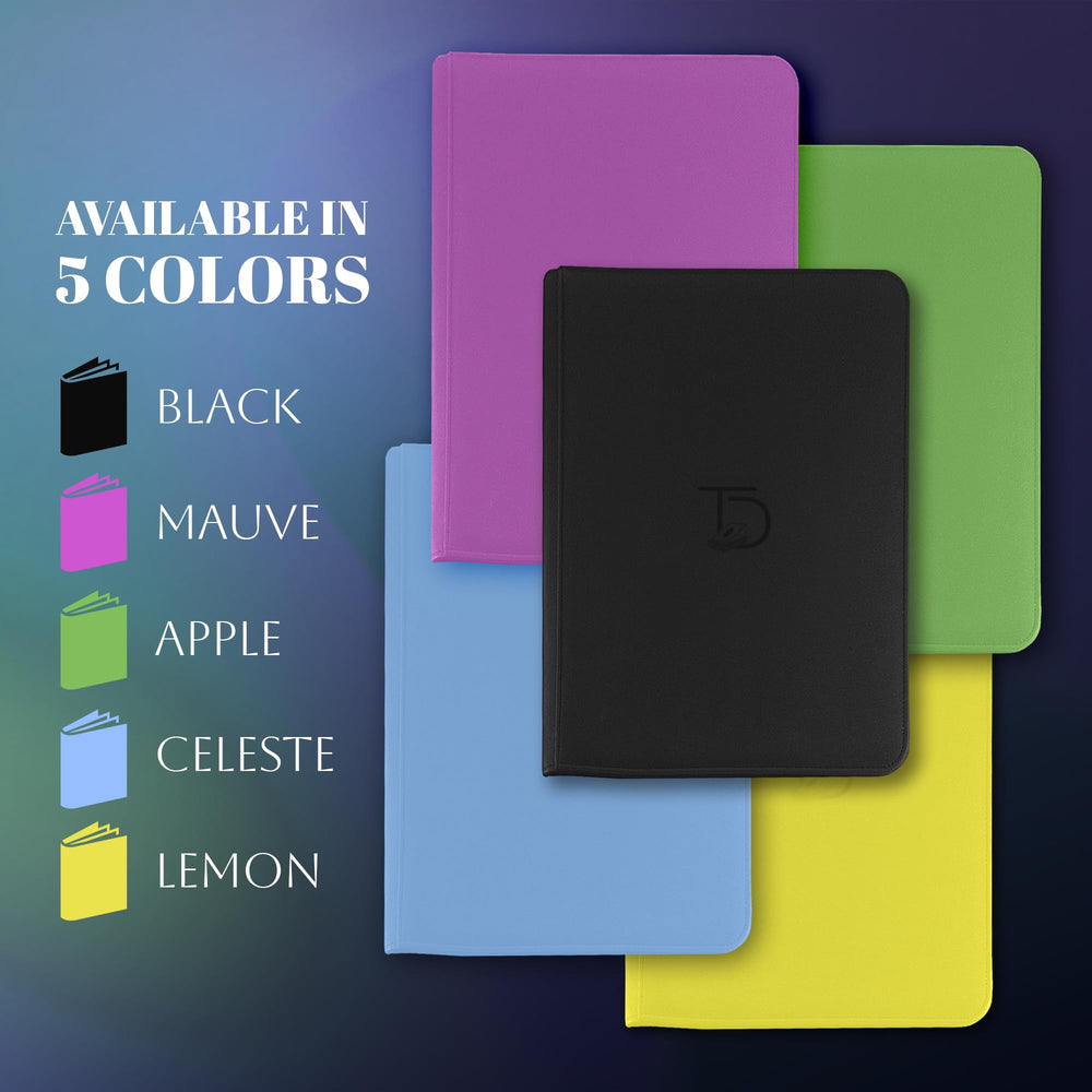 Padded pages inside the TopDeck binder reduce wear on cards.