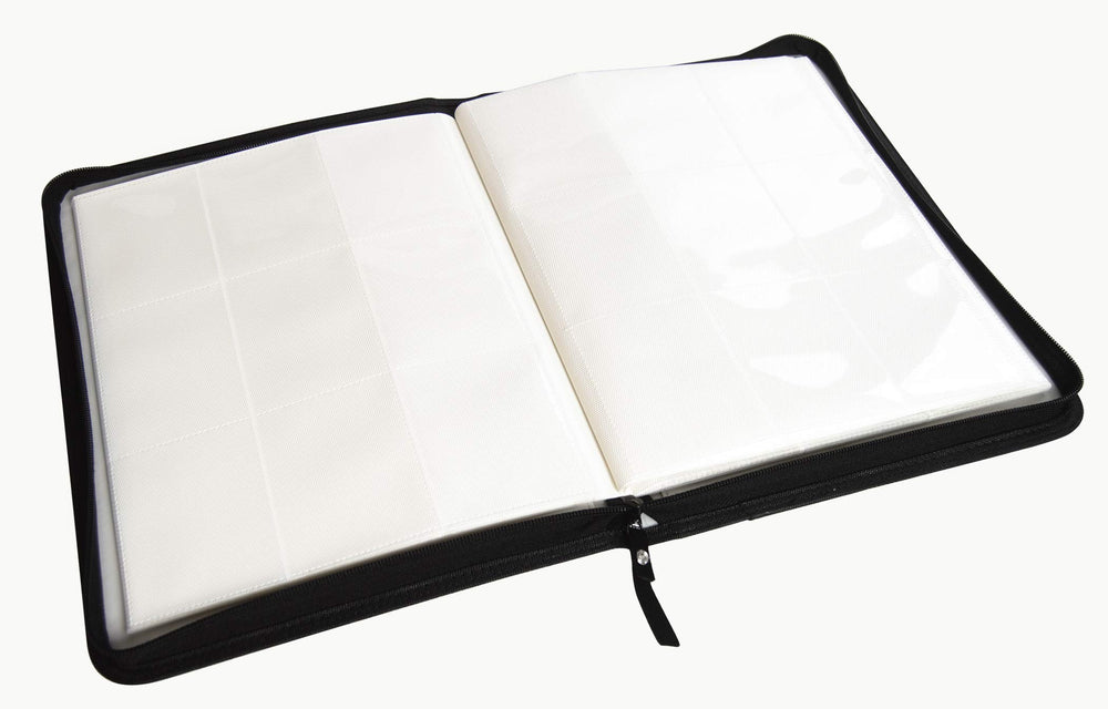 TopDeck 500 Card Ringless Zip Binder Pro zip closure keeps cards secure during transport