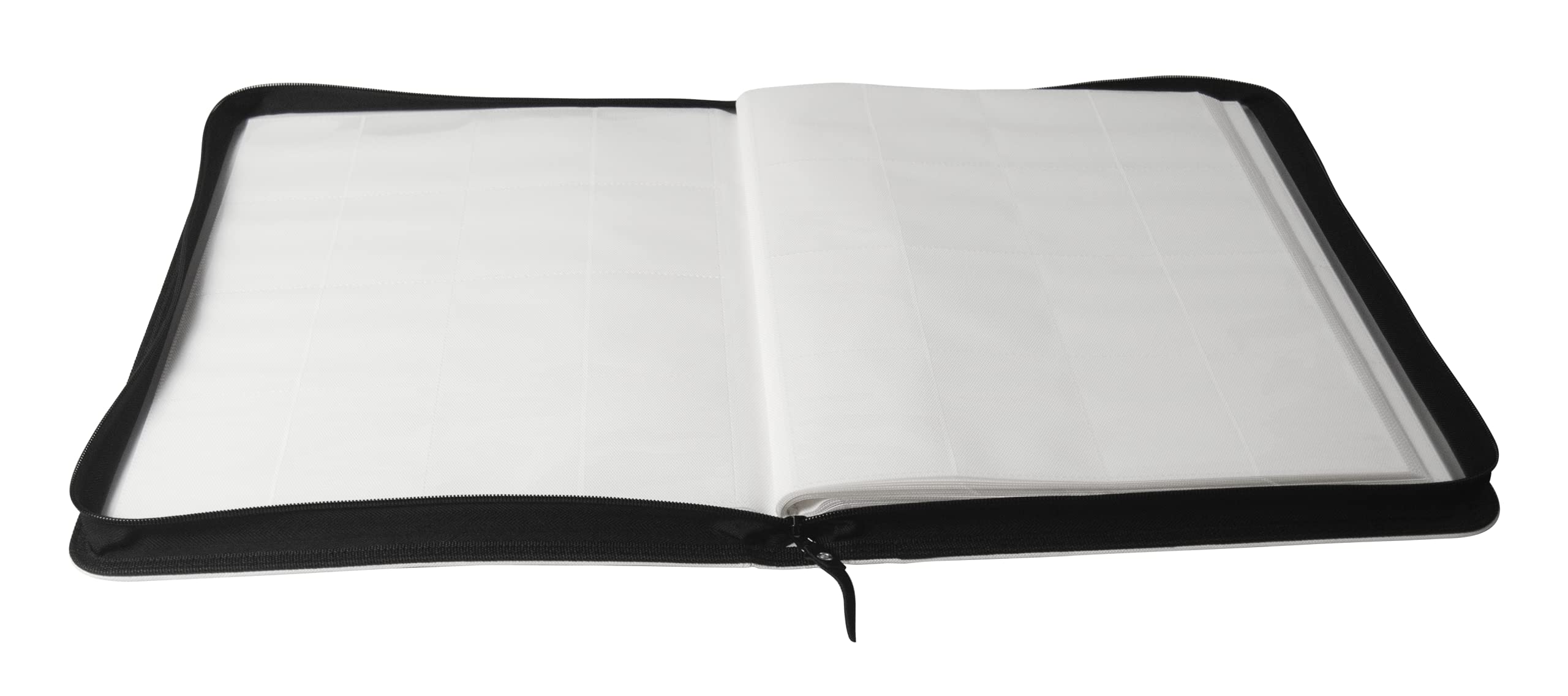 TopDeck TCG Binder White compatible with standard card protector sleeves.