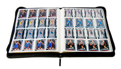 TopDeck TCG Binder White zipper with PU tassel and YKK hardware ensures durable access.