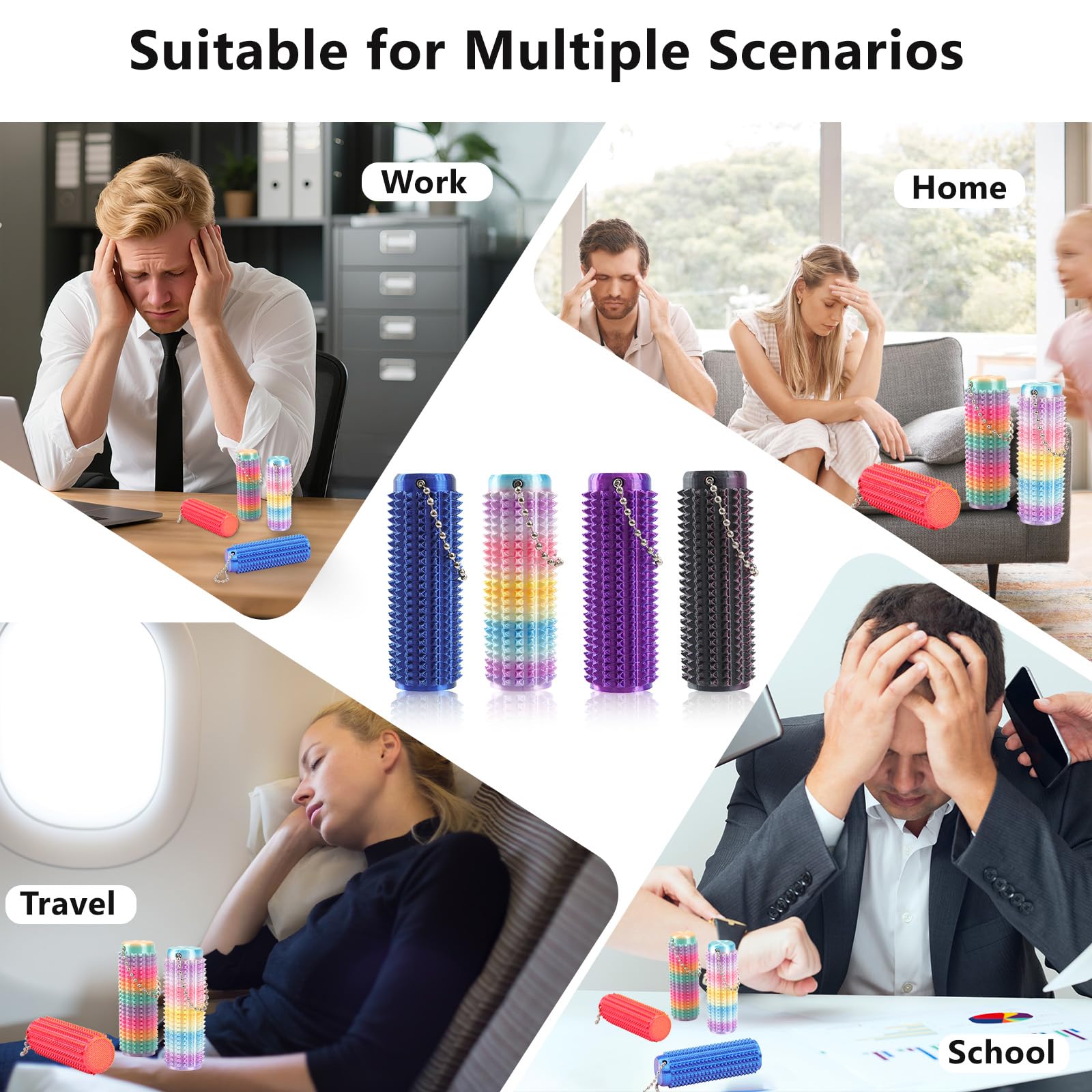 TOPLAYER Spiky Grippie textured surface promotes steady, mindful handling