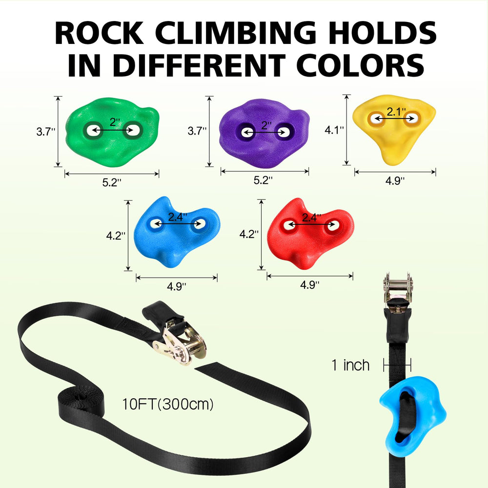 TOPNEW 6 ratchet straps securely anchoring holds to trees