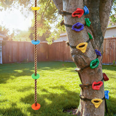 TOPNEW backyard ninja obstacle course for family fun outdoors