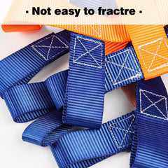 TOPNEW cargo net features rust-resistant stainless steel clasps for outdoors.