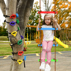 TOPNEW instruction manual guiding quick assembly of tree obstacles