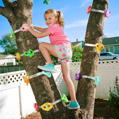 TOPNEW kids climbing scene showcasing family-friendly outdoor activity