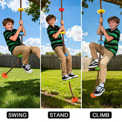 TOPNEW ninja tree swing platforms offering versatile play options